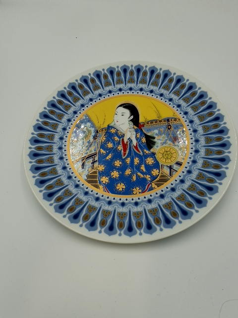 6 Noritake juleplatter med orientalsk tema